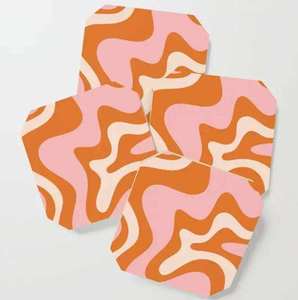 Juego de posavasos decorativos de resina hechos a mano con epoxi para mesa de comedor y cocina de la India. - Product Image 5