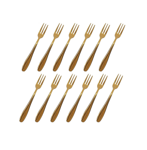 Ensemble de couverts cuillère et fourchette au design moderne, fabriqué en laiton, articles de vaisselle au design unique à prix compétitif - Product Image 6