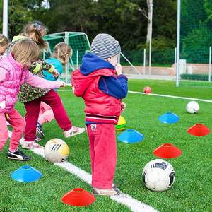 Cônes d'agilité numérotés en PVC souple et en HDPE de qualité personnalisés, marqueurs de vitesse pour l'entraînement au football, flexibles - Product Image 6