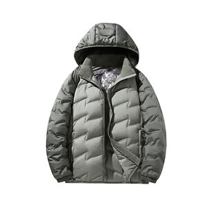 Manteau matelassé de créateur Logo OEM Vestes matelassées surdimensionnées pour homme en duvet bulle d'hiver personnalisées pour homme - Product Image 2