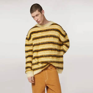 2024 Street Wear Warm Up Mohair Jersey O-Neck Maillot Mohair de haute qualité Maillot Mohair à manches longues à séchage rapide - Product Image 3