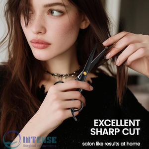 Kit de tijeras de corte de pelo Tijeras profesionales de peluquería Tijeras de adelgazamiento para salón y uso doméstico - Product Image 5