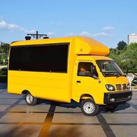 Dernière conception de camionnette à café vendant dans la rue Chariot de restauration Burgers Frites Bus de crème glacée Camion de nourriture mobile