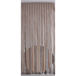 Rideau à cordon Cm.125x240 Marron - Rideau en cordon de polyester Fabriqué en Italie - Product Image 1