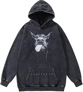 Sweat à capuche unisexe surdimensionné pour homme, personnalisé OEM, 100% coton de haute qualité, uni, décontracté, hiver, 350 GSM - Product Image 1