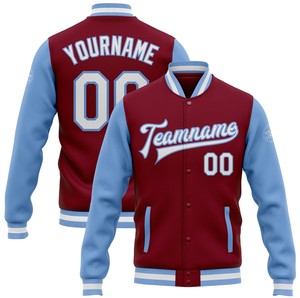 Veste universitaire d'équipe personnalisée pour hommes, athlétique, internationale, hiver, 100% coton, antibactérienne, logo brodé, positions - Product Image 6