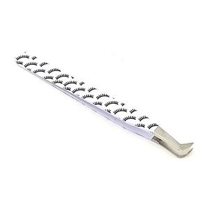 Pinzas de extensión de pestañas de volumen ruso recubiertas de papel blanco personalizadas OEM, etiqueta privada de acero inoxidable puntiaguda personalizada - Product Image 3