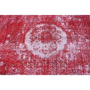 Tapis turc vintage 5,8x9,6 pi (177x294 cm), tapis à motifs floraux rouges - Product Image 5