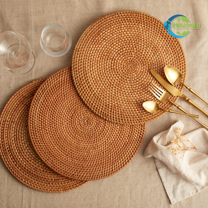 Hot Trend WOVEN RATTAN CHARGER PLATE <b>PLACEMATS</b> Handwoven Dining Accessory Vietnam Handmade Craft - Product Image 3