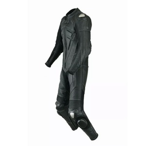 Combinaison de course automobile respirante personnalisée, haut de gamme, coupe-vent, imperméable, en cuir pour moto, pour adultes, logo imprimé au dos - Product Image 3