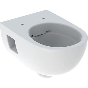 Geberit RENOVA WC suspendu blanc sans bride, design à chasse profonde semi-fermée - Product Image 1