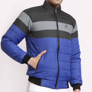 Chaqueta acolchada de invierno de calidad superior para hombre de gran oferta con cuello alto cómodo estilo callejero de lona Venta en línea - Product Image 4