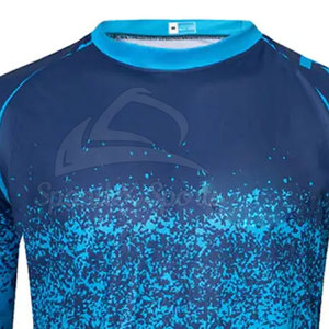 Chemises de compression respirantes, à séchage rapide, anti-UV, pour le jiu-jitsu, le surf, la plongée, imprimées par sublimation, en spandex, pour hommes - Product Image 3