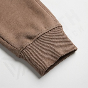 Survêtement décontracté pour homme à capuche, nouveau style, impression personnalisée, respirant, 100% coton, manches longues, uni, pour la salle de sport et le fitness - Product Image 3
