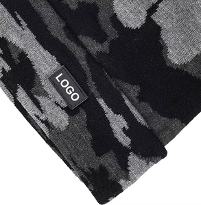 Most Selling Winter Warm Custom Logo Plain Digital Jacquard Beanie <b>Caps</b> Breathable Fashionable Unisex Adult 100% Acrylic Sports - Product Image 3