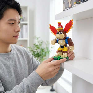 ชุดของเล่นประกอบเองเลโก้ Moc Banjo Kazooie ทำจากพลาสติก ABS ชุดเสริมพัฒนาการสำหรับเด็ก - Product Image 2