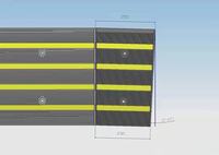 Rampe de seuil en caoutchouc flexible pour allée, 3 sections, robuste, antidérapante, pour voiture à profil bas, garage, fauteuil roulant