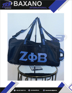 Sac de sport Zeta Phi Beta Sorority, grande capacité, polyester, imperméable, voyage, avec bandoulière, design personnalisé - Product Image 4