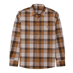 Vente en gros OEM Nouvelle mode Chemise pour homme à manches longues Chemise en flanelle 100% coton Chemise en flanelle résistante - Product Image 1