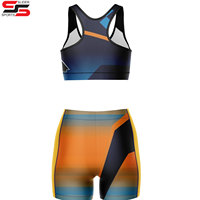 Nouveau Sexy femmes soutien-gorge de sport été taille haute Shorts de sport Push Up Booty Fitness Sports décontracté Gym chaud court