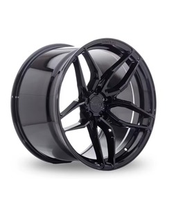 Vendeur actif de jantes en alliage d'aluminium Concave CVR3 Platinum Black à rayons multiples 5x120 PCD ET10/15 - Product Image 1