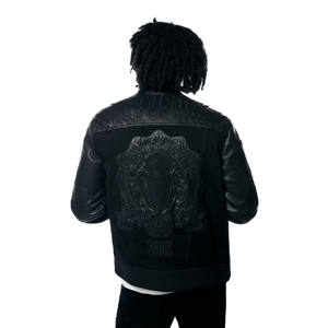 Collège en cuir manches personnalisé Baseball Jacket Letterman Varsity Vestes Hommes - Product Image 4