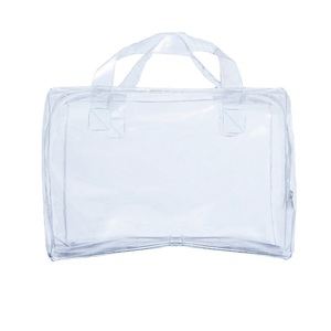Best Seller Clear PVC Custom Wholesale Cosmetics Travel <b>Bag</b> <b>Transparent</b> <b>Makeup</b> <b>Bag</b> Zipper Closure Fashion Originating Vietnam - Product Image 5