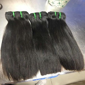 Extensiones de cabello humano 100% Remy, doble estiramiento, Natural, ondulado, varios colores, cutícula completa, indio, Alineación - Product Image 2