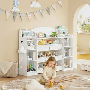 Meuble de rangement en tissu pour jouets d'enfants, idéal pour chambre et salon - Product Image 2