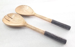 Wooden Resin <b>Cups</b> and Spoons for <b>Ice</b> Cream Serving for Parties - Product Image 6