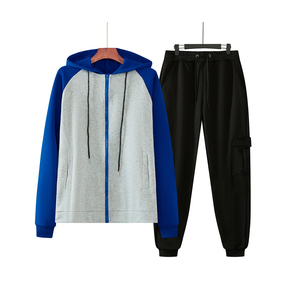 Survêtement de haute qualité Full Zip Jogging Survêtements Formation Sport Survêtement Ensemble Unisexe Slim Fit Pour L'hiver - Product Image 5