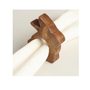 Customized Wooden Napkin Ring Tableware Product Accessories for Weddings and Special Occasions - Product Image 6