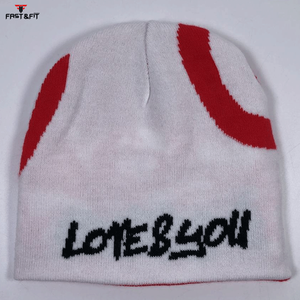 Nouvelle conception, haute qualité, respirant, imperméable, en coton polaire tricoté, bonnets et casquettes, bonnets d'hiver unisexes, broderie 3D - Product Image 3