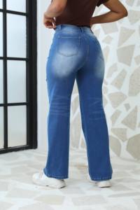 Hot Sell Latest Design Stretchy Denim <b>Jeans</b> <b>Women</b> Flared Pants Fashionable Casual Trouser Street Wear - Product Image 5