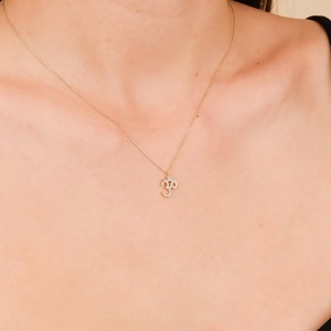Blissful Om Pendentif Religieux 18k Or Fin Meilleure Qualité Om Ganesha Pendentif Collier Diamant Naturel Enfants Pendentif Pour Cadeaux - Product Image 5