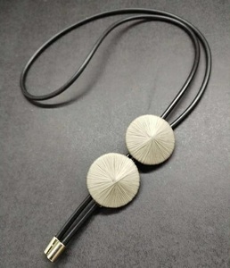 สร้อยคอเส้นคอตตอนทอมือทันสมัยใหม่สร้อยคอมีพู่ห้อยสำหรับเด็กผู้หญิงสร้อยคอแมคคราเม่ข้าวสาลีสไตล์เรียบง่ายเครื่องประดับแฟชั่น - Product Image 1