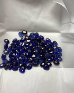 พลอยบลูแซฟไฟร์ทรงรีเจียระไนจากกรุงเทพฯ ขนาด 7x9 มม. |   พลอยแซฟไฟร์ธรรมชาติแบบหลวมสำหรับทำเครื่องประดับ - Product Image 4