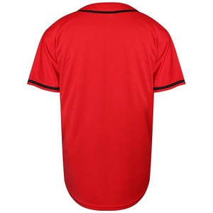 Venta al por mayor superventas personalizado nombre y número estilo Atlético transpirable poliéster béisbol camisa para Unisex béisbol - Product Image 3