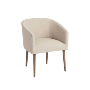 Chaise de salle à manger italienne minimaliste, moderne, en bois ou en fer, design, en tissu, pour hôtels, cafés et restaurants - Product Image 4