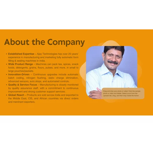 เครื่องซีลถุงแบบอัตโนมัติสามเฟส ใช้ระบบไฟฟ้าและลม พร้อมระบบซีลกลาง/3/4 ด้าน สำหรับอุตสาหกรรมอาหาร - Product Image 3