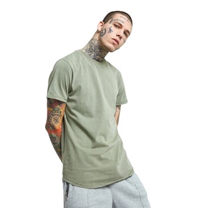 Camiseta con costuras en contraste para hombre, camisetas de algodón turco con logotipo OEM y bolsillo - Product Image 1