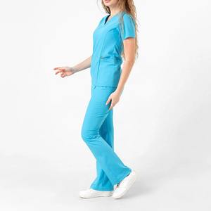 Precio barato uniformes médicos mujeres enfermera para venta al por mayor de fábrica uniformes médicos de enfermería - Product Image 4