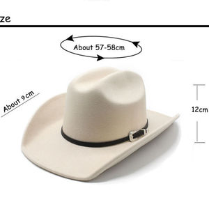 Leather Western Cowboy <b>Hat</b> Inspired Classic Country Heritage Stylish Design for Winter <b>Festivals</b> Daily Wear Travel <b>Party</b> Unisex - Product Image 5