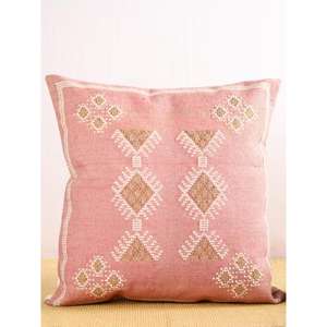 Funda de Almohada Marroquí Hecha a Mano, Funda de Cojín Tradicional Bereber, Cojín Decorativo Boho para Sofá, Almohada Decorativa de Algodón para el Hogar - Product Image 1