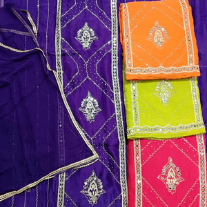 Costumes de designer moderne indien pakistanais de qualité supérieure brodés à la main pour les femmes beau style traditionnel avant-gardiste - Product Image 1