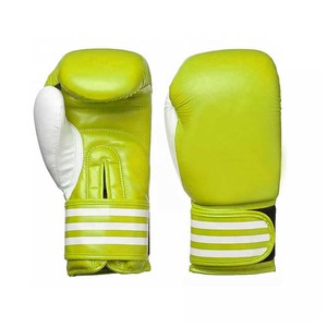 New Design Wholesale Best Design <b>Light</b> Weight Leather Material <b>Cheap</b> Price Boxing Gloves in Multi Color - Product Image 4