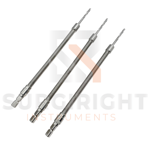 SurgiRight, broca Flexible de acero inoxidable de 2,5mm y 3,2mm, fuente de alimentación Manual, instrumento ortopédico BonePet ortopédico suave - Product Image 6