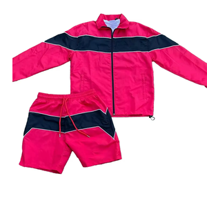 Chaqueta y pantalones cortos cortavientos de tendencia superior al por mayor Chaqueta y pantalones cortos cortavientos profesional Chaqueta y pantalones cortos cortavientos - Product Image 1