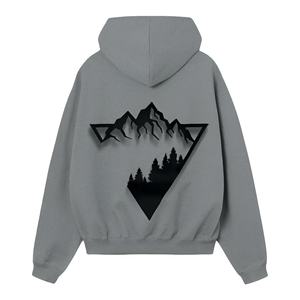 Fabricant de vêtements Sweat-shirt à capuche en molleton uni personnalisé Vente en gros Sweat à capuche unisexe imprimé par sublimation OEM Coton Polyester - Product Image 1