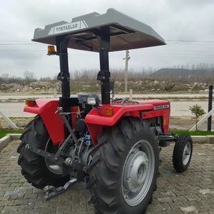 Tracteur agricole Massey Ferguson 240S de qualité supérieure, 40 CV, couleur rouge, avec cabine et moteur visible - Product Image 3